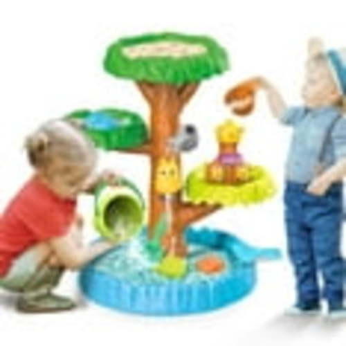 Sand Water Table for Toddlers, Sand and Water Play Tree, Summer Activity Sensory Tables Outside Beach Toys for Toddler Boys Girls Age 1-3 3-5 Gift