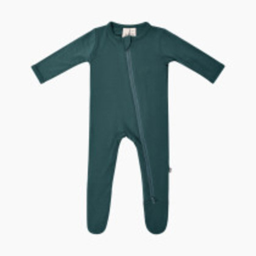 Kyte Baby | Bamboo Zipper Footie (Emerald)
