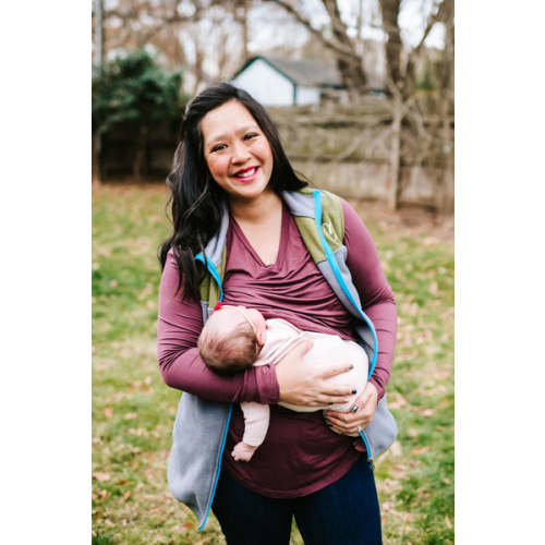 Latched Mama Long Sleeve V-Neck Tee