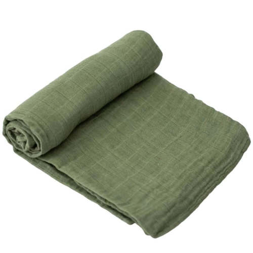 Cotton Muslin Swaddle - Solid Colours