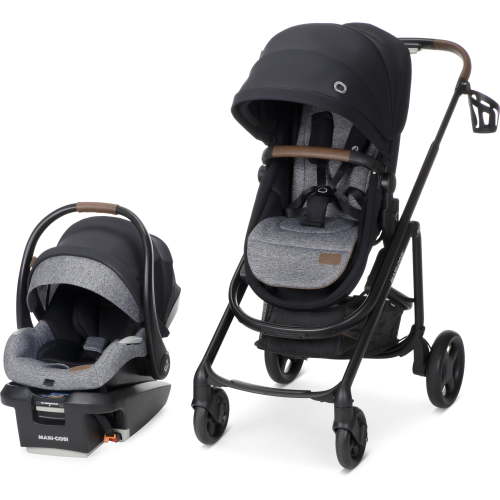 Maxi-Cosi 5-in-1 Tayla Max Travel System with Infant Car Seat, Onyx Wonder