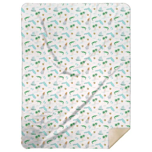 Florida Plush Throw Blanket 60x80