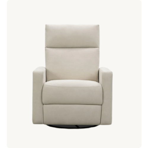 The Glider Plus - Best Rated Nursery Glider & Ivory Recliner - Nurture&