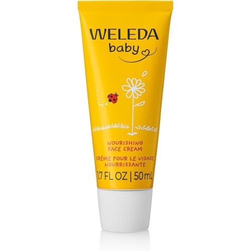 Weleda Baby Calendula Nourishing Face Cream, 1.7 Fluid Ounce, Plant Rich Moisturizer with Calendula and Lanolin