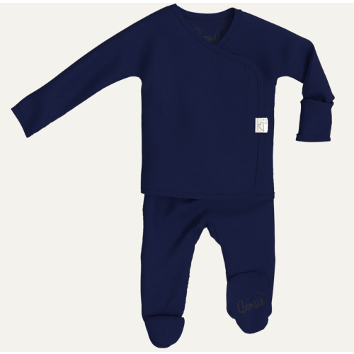 Footie - Midnight Blue – Bonsie Skin to Skin Babywear