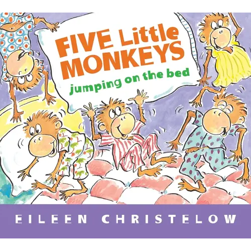 Five Little Monkeys Jumping on the Bed Padded Board Book (A Five Little Monkeys Story)