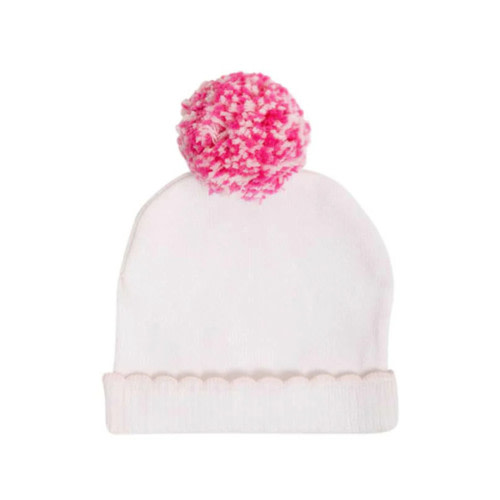 The Beaufort Bonnet Company I'm Here Hat- Worth Avenue White With Palm Beach Pink