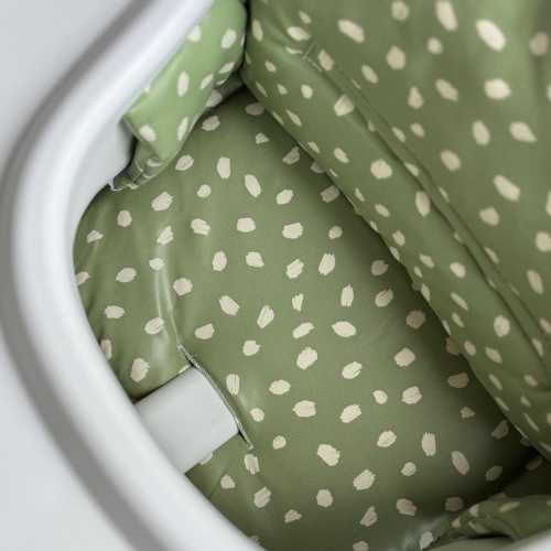 Wipeable Cushion the Stokke Tripp Trapp Highchair - Elderflower