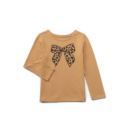 Garanimals Toddler Girl Long Sleeve Graphic T-Shirt, Sizes 18M-5T