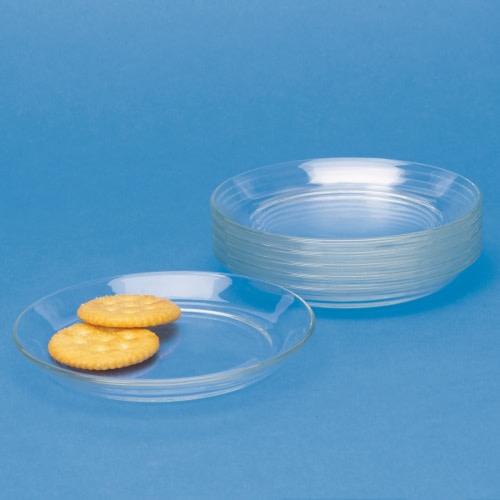 Glass Snack "Club" Plates