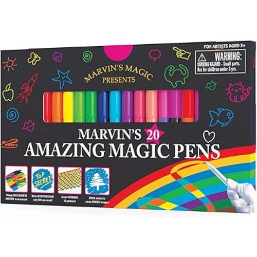 Non-Toxic, Color-Changing Magic Markers, Set of 20