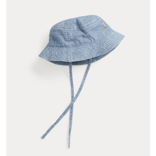 Indigo Cotton Chambray Hat