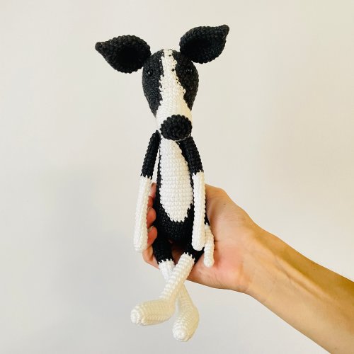 Greyhound plush, Whippet, Italian Greyhound, stuffed dog, dog lover