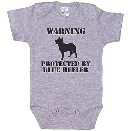 Ebenezer Fire Warning Protected By Blue Heeler/Australian Cattle Dog Onesie