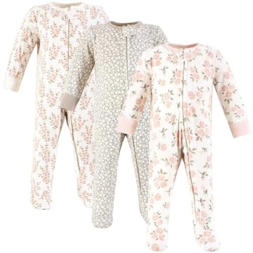 Hudson Baby Unisex Baby Cotton Sleep and Play