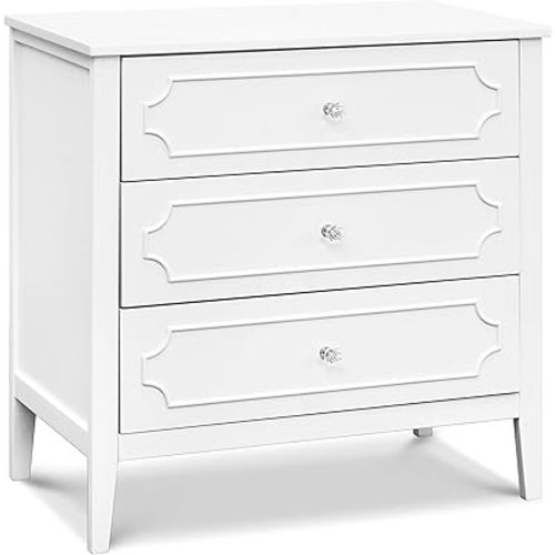 DaVinci Chloe Regency 3-Drawer Dresser in White