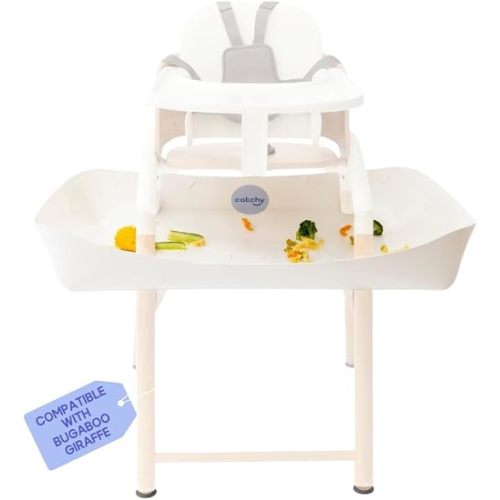 CATCHY - Food Catcher - Compatible with Bugaboo Giraffe + 11 Other High Chairs - Highchair Sold Separately - Baby Food & Mess Catcher - Under High Chair Accessory