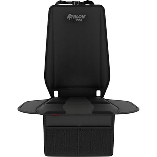ATHLON TOOLS Child Seat Pad - Side Protection, Optimal Fit - Isofix Compatible - Thickly Padded - for Child & Infant Carriers, Booster Seats - Designed in Germany
