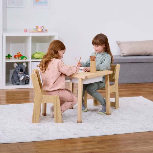 Cordia Activity Table & Chair Set Wooden Kids Desk for Learning & Play
