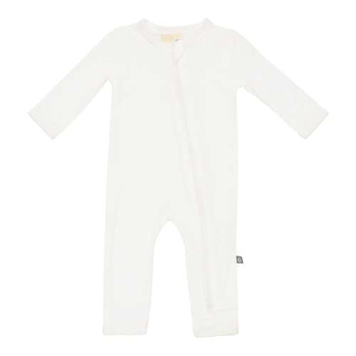 Zippered Romper in Cloud– Kyte BABY