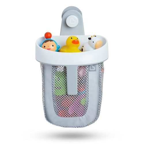 Munchkin® Super Scoop™ Hanging Bath Toy Storage with Quick Drying Mesh, Grey