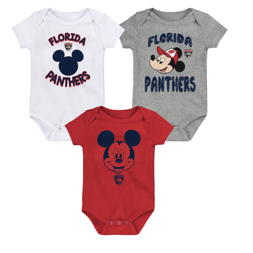 Florida Panthers Infant Disney Winning Team 3-Pack Bodysuit
