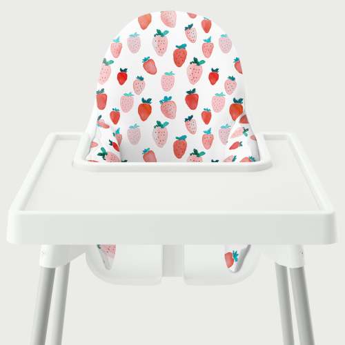 Highchair Cushion Cover - Ripe Strawberries – Yeah Baby Goods
