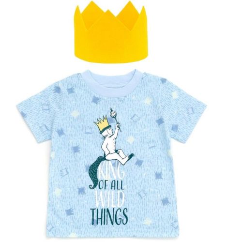 Warner Bros. Where The Wild Things Are Max Infant Baby Boys Cosplay T-shirt And Crown Blue 24 Months