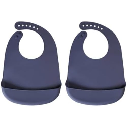 Baby Pick Silicone Bibs For Babies- BPA-Free Waterproof Bib With Pocket- Dishwasher Safe Feeding Bib With Food Catcher