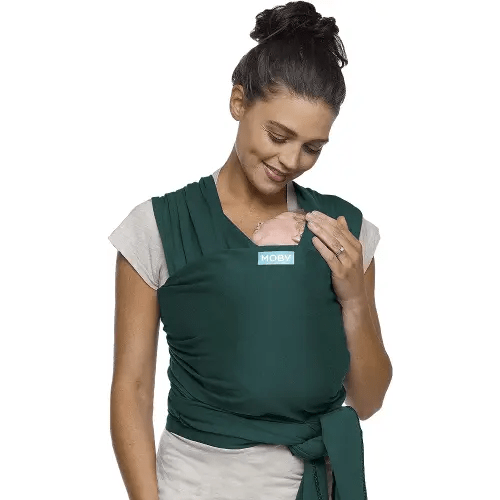 Moby Classic Baby Wrap (Pacific) - Baby Wearing Wrap For Parents On The Go - Baby Wrap Carrier For Newborns, Infants, and Toddlers-Baby Carrying Wrap For Babywearing, Breastfeeding, Keeping Baby Close