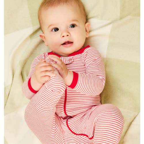 LAKE | Baby | Pima Cotton Pajamas | Parisian Green Baby Sleeper