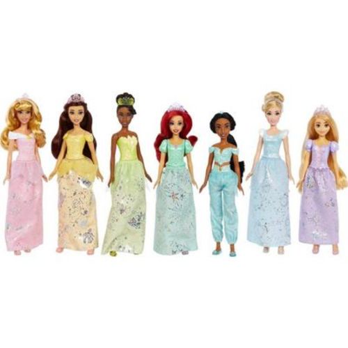 Disney Princess 12.7" Story Sparkle Princess Doll Gift Set - 7pk