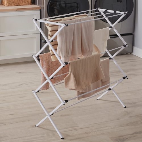 Style Selections 3-Tier 24.5 Metal Drying Rack SL-L24-076 at Lowes.com