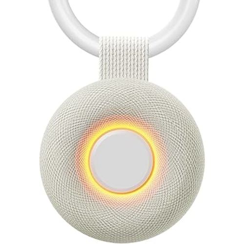 Portable Sound Machine - White Noise Sound Machine for Baby, Travel Donut Sound Machine for Sleep, 15 Soothing Sounds & 7 Colors Night Light, Breathing, Baby Shusher, Registry Gift, Beige