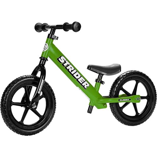 Strider - 12 Classic Balance Bike, Ages 18 Months to 3 Years - STRIDER Green