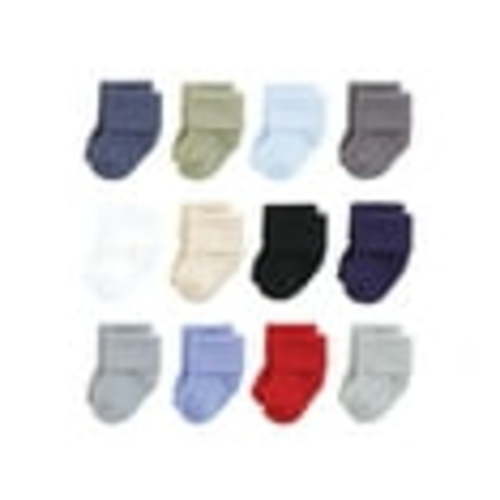 Hudson Baby Terry Socks, 12 Pack, 0-12 Months