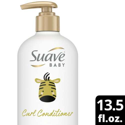 Suave Baby Conditioner with 100% Natural Coconut Oil, Chamomile & Shea Butter, 13.5 oz