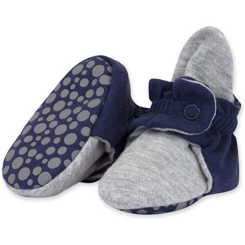 Zutano Unisex Organic Cotton Baby Booties With Gripper Soles