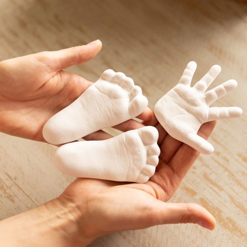 Sweet Memories baby hands and feet casting kit for babies 0-9 months old, makes 2-8 casts