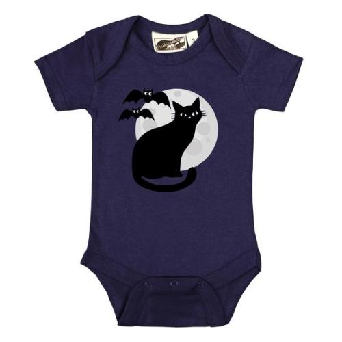 Full Moon Cat Navy Blue One Piece – My Baby Rocks