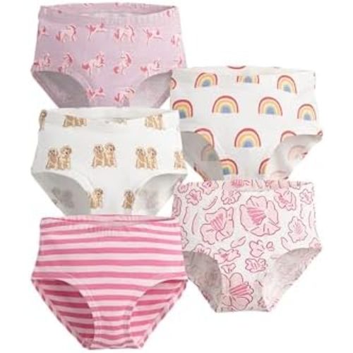 Monica + Andy Girls Organic 5-Pack Girl's Underwear