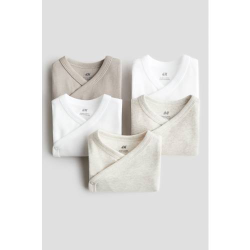 5-PACK WRAPOVER BODYSUITS