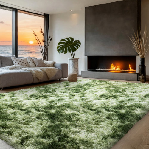 Bungalow Rose Silk-Cloud Series - Sleek Premium Area Rug, Ultra-Smooth Touch Silky, Non-Slip & Shed-Free Minimalist Shag Rug for Bedroom & Reviews | Wayfair