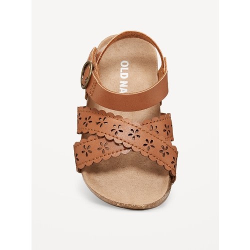 Perforated Faux-Leather Sandals for Baby | Old Navy