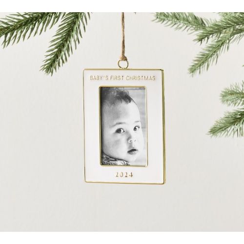 Baby's First Christmas Frame Ornament