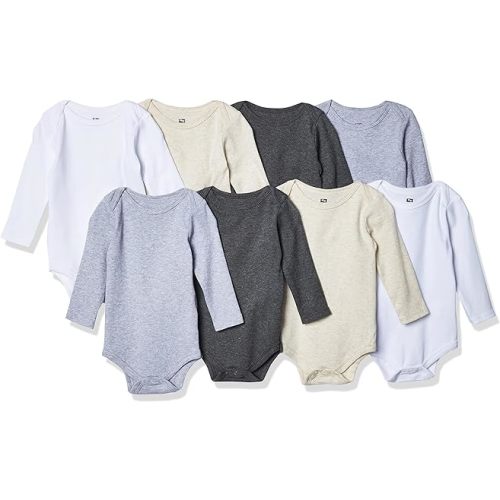 Hudson Baby unisex-baby Cotton Long-sleeve Bodysuits