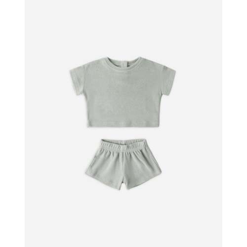 Terry Tee + Short Set Sage