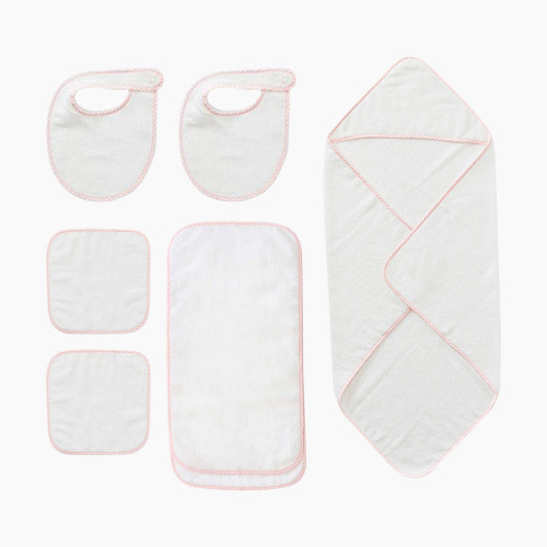 Weezie Baby Shower Bundle - Pink Gingham, 7