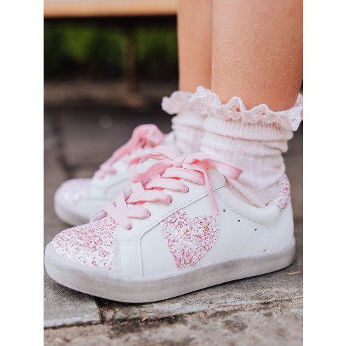 SweetHoney Sneakers - Pink Heart