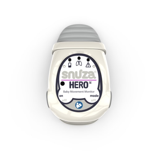 SNUZA Hero - Portable, Wearable Baby Abdominal Movement Monitor with Vibration and Alarm.